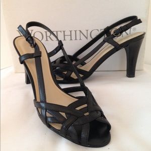 Black dress sandals